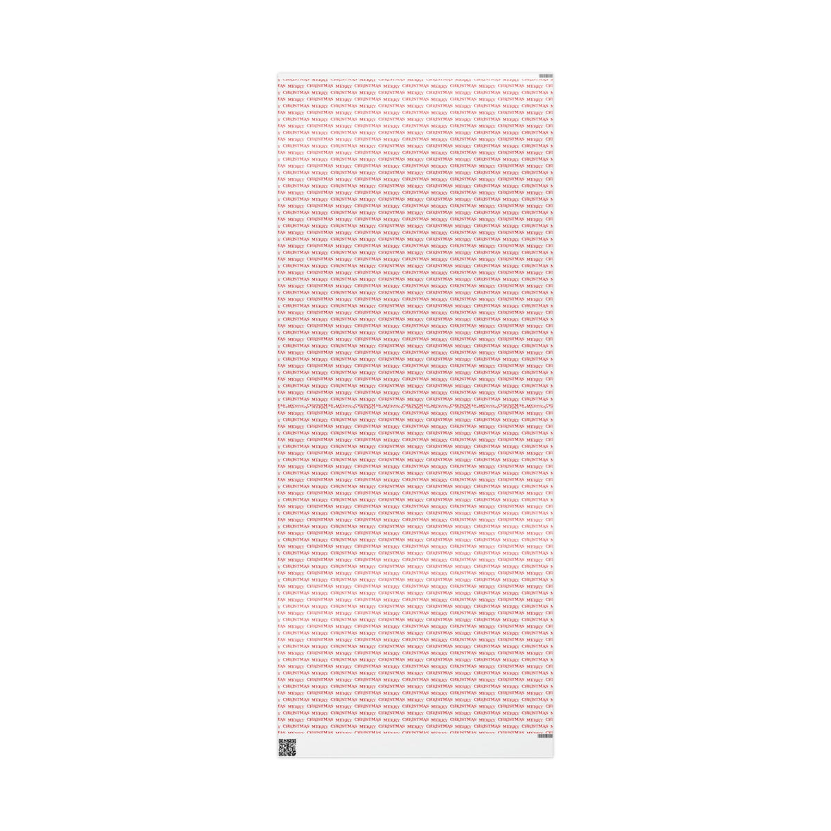 Merry Christmas Red And White Atomic Retro Style Christmas Holiday Gift Wrap Paper - Glossy Or Matte