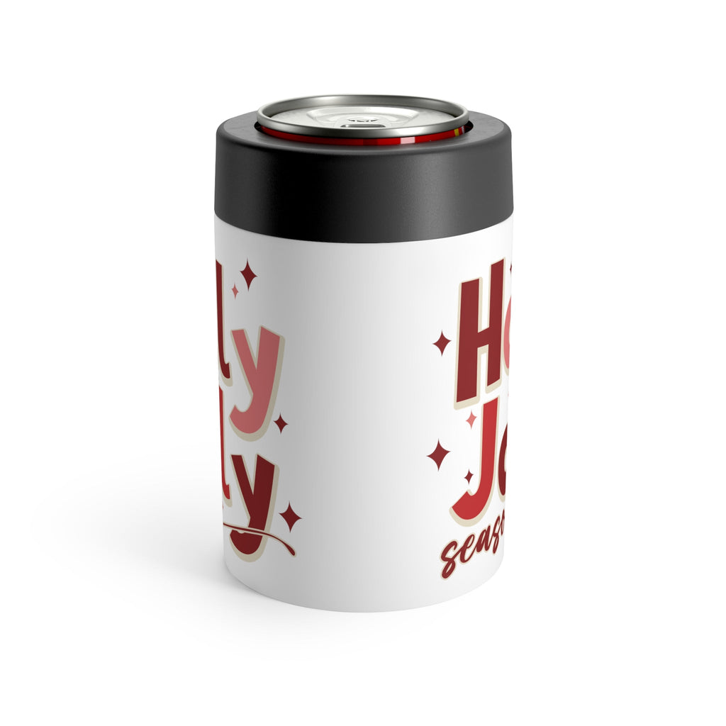 Holly Jolly Season Christmas Stainless Steel Can Holder
