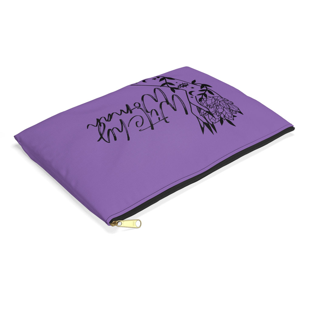 Witchy Woman Celestial Print Polyester Accessory Pouch Travel Bag
