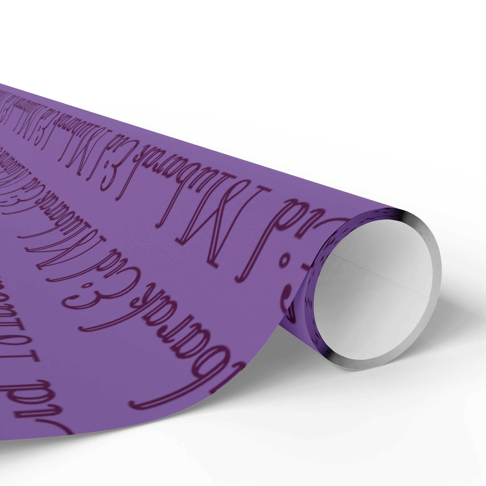 Eid Mubarak Purple Holiday Gift Wrap Paper - Glossy Or Matte