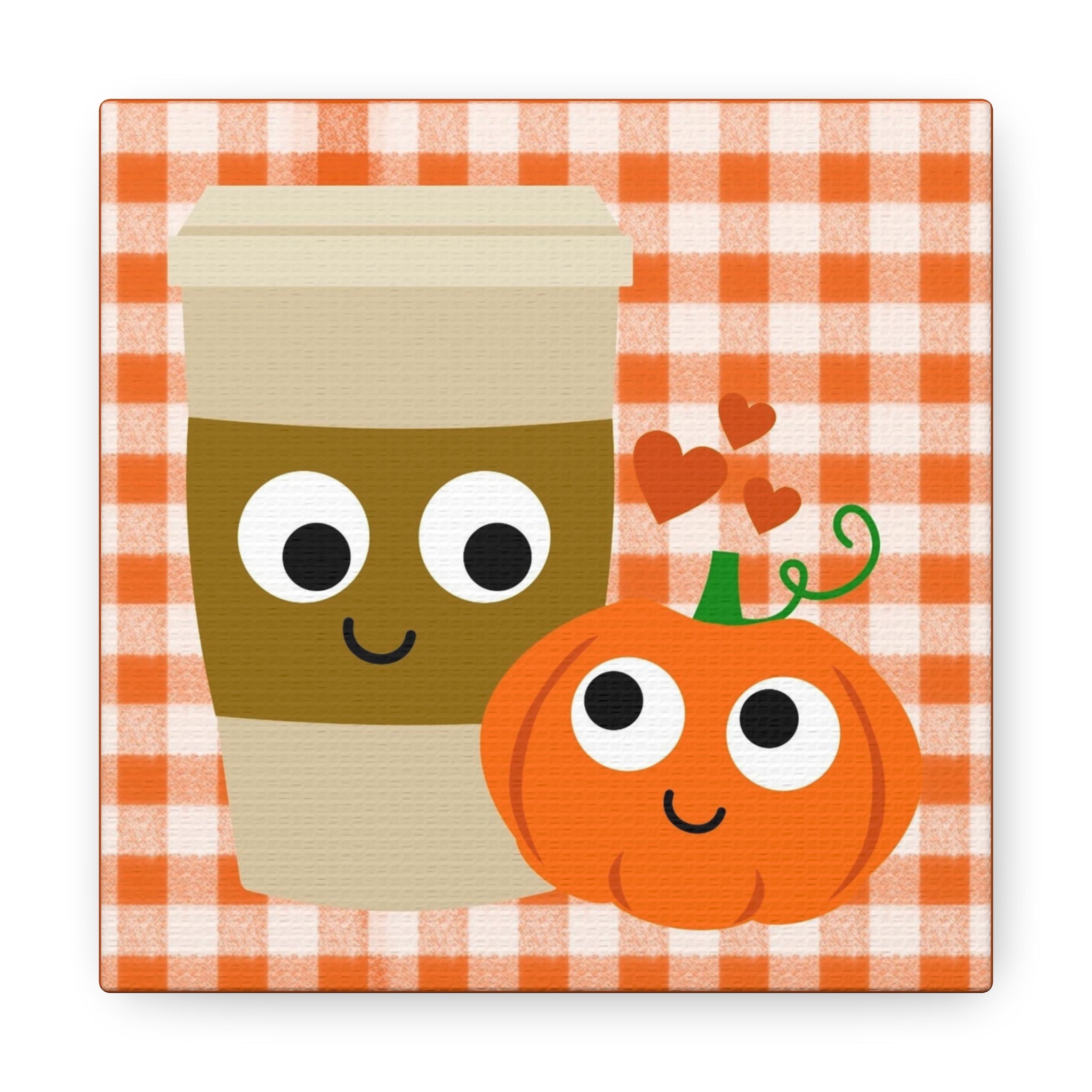 Pumpkin Spice Love Fall Print Canvas Gallery Wrap