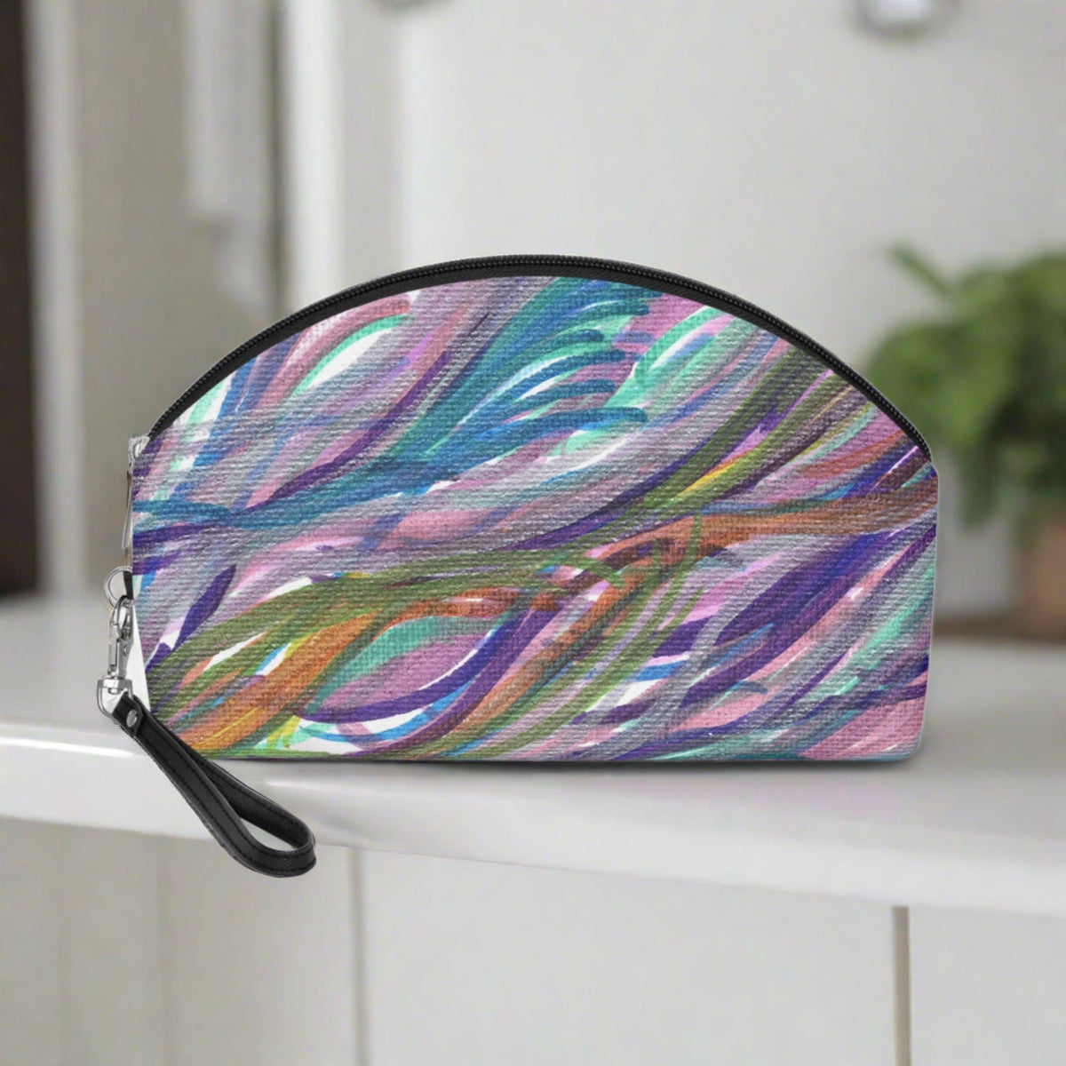 Lyran Winds Caden Caraco Art Print Cosmetic Makeup Bag Wristlet