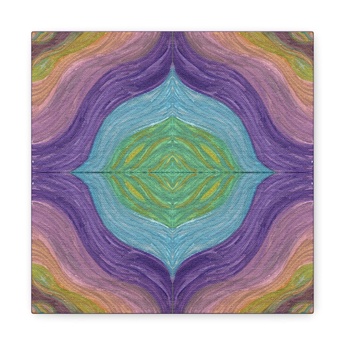 Solar Winds Rainbow 6 Mosaic Caden Caraco Canvas Gallery Wrap