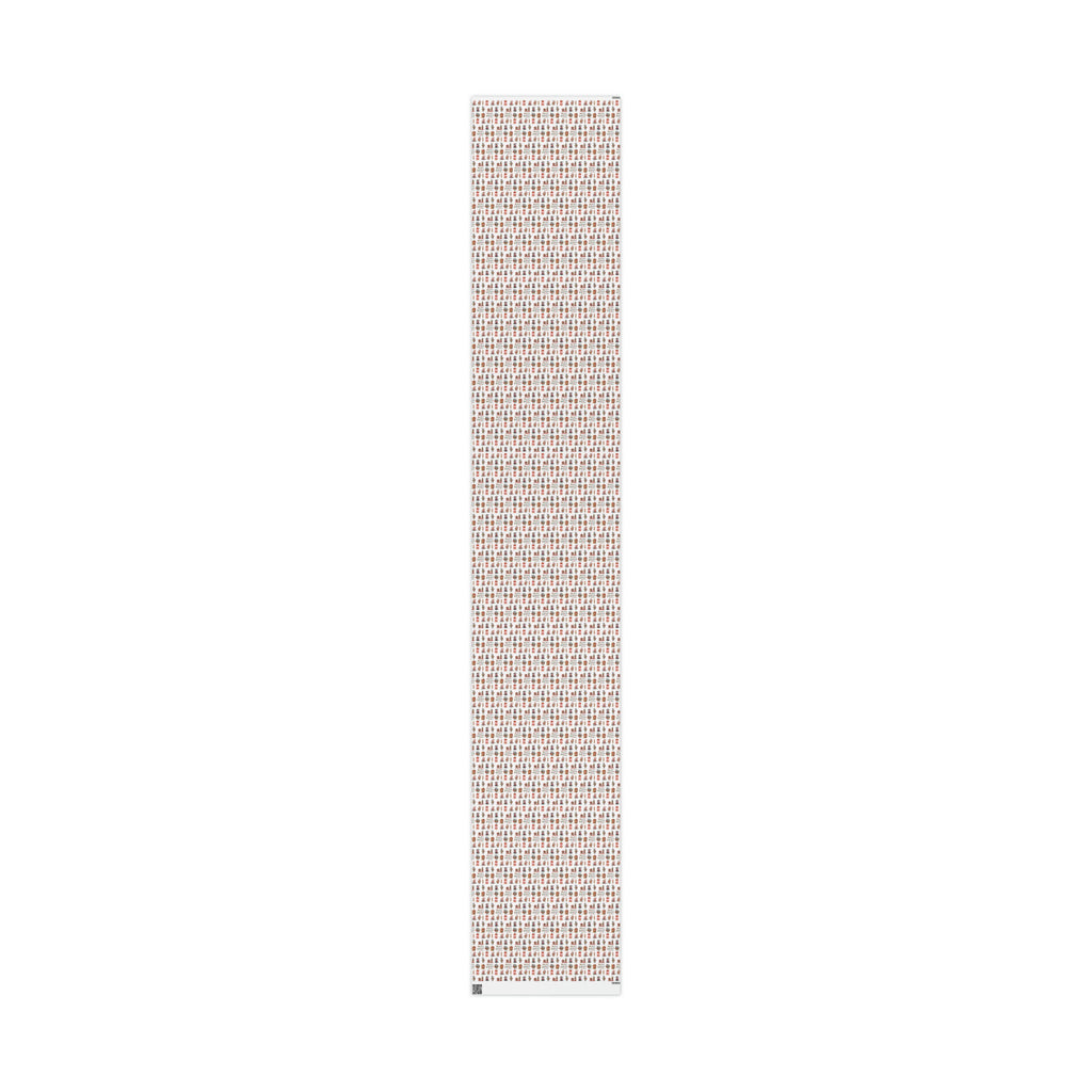 Merry Christmas To You Christmas Candy Mid Century Retro Christmas Print Holiday Gift Wrap Paper - Glossy Or Matte