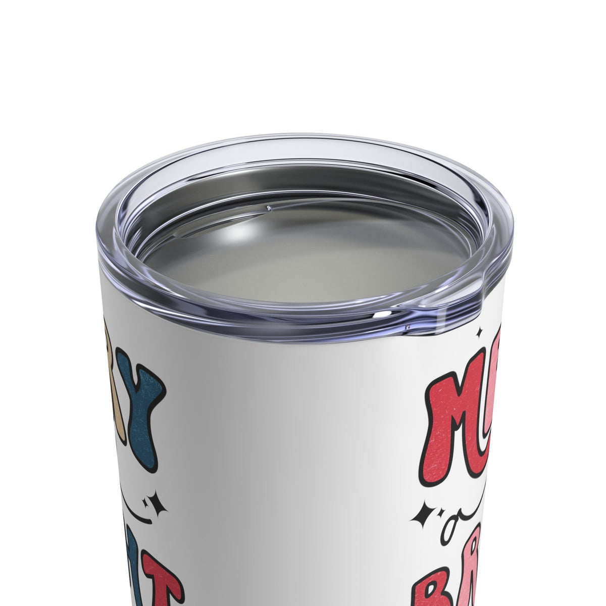 Merry And Bright Christmas Stainless Steel Tumbler 10oz