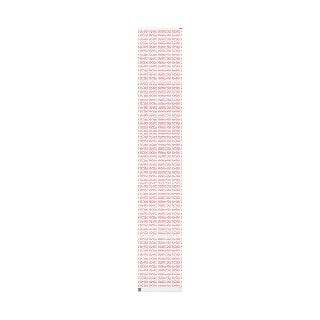 Happy Easter Pink And White Atomic Retro Style Holiday Gift Wrap Paper - Glossy Or Matte