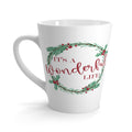 It's A Wonderful Life Wreath Christmas Latte Mug