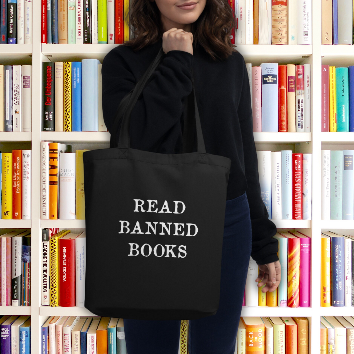 Read Banned Books Eco Cotton Tote Bag