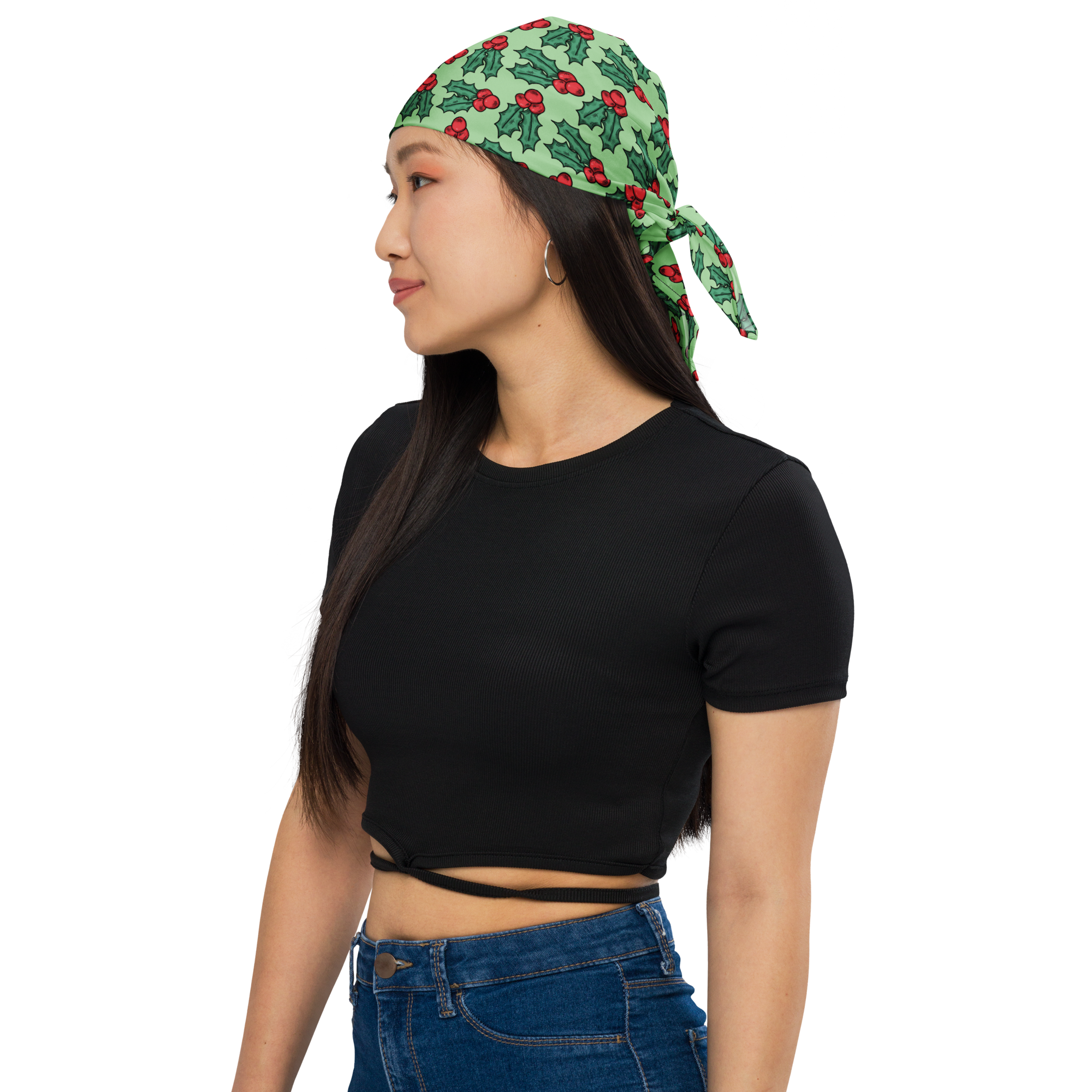 Christmas Holly Bandana for Pets and Humans
