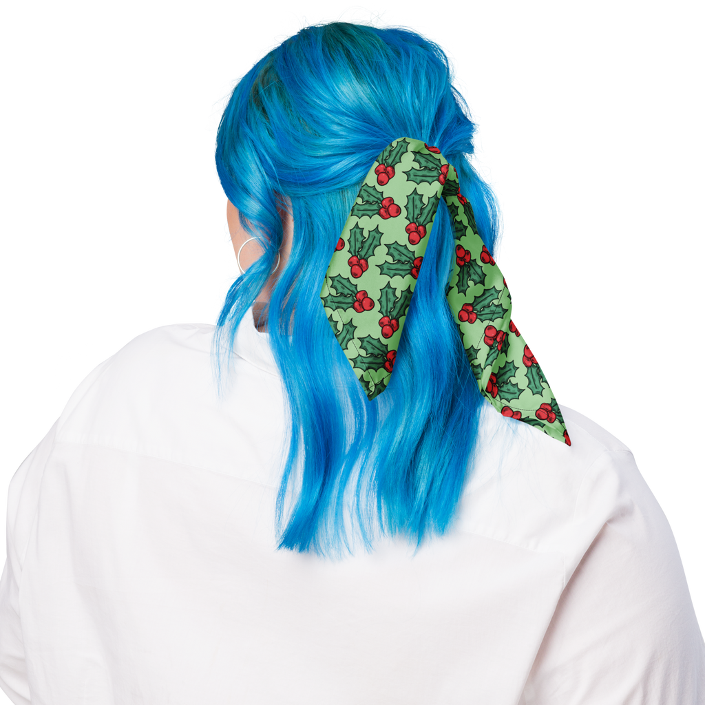 Christmas Holly Bandana for Pets and Humans