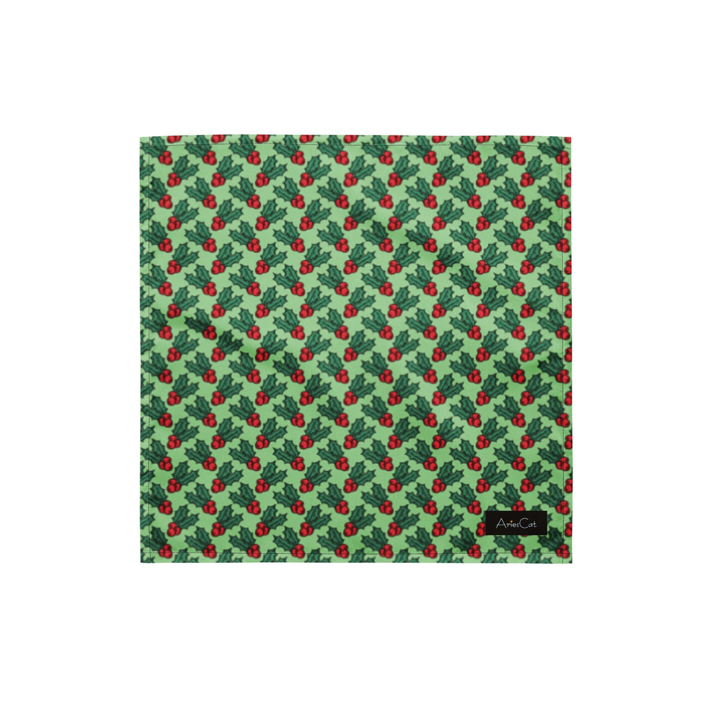 Christmas Holly Bandana for Pets and Humans