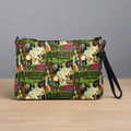 Frankenstein Comic Book Cover Retro Vintage Halloween Print Crossbody Bag Shoulder Purse Wristlet Clutch