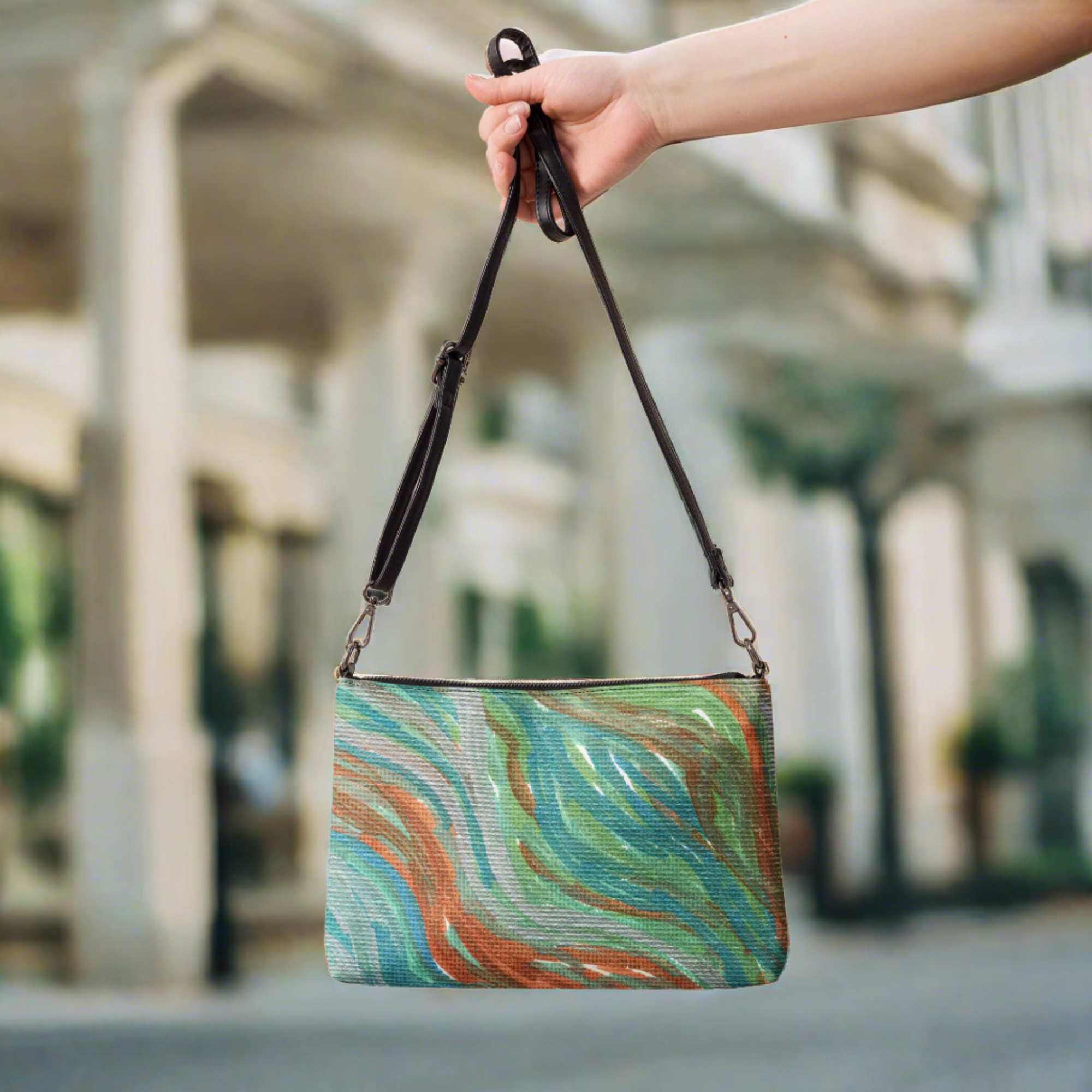 Solar Winds Caden Caraco Crossbody Bag Shoulder Purse Clutch Wristlet