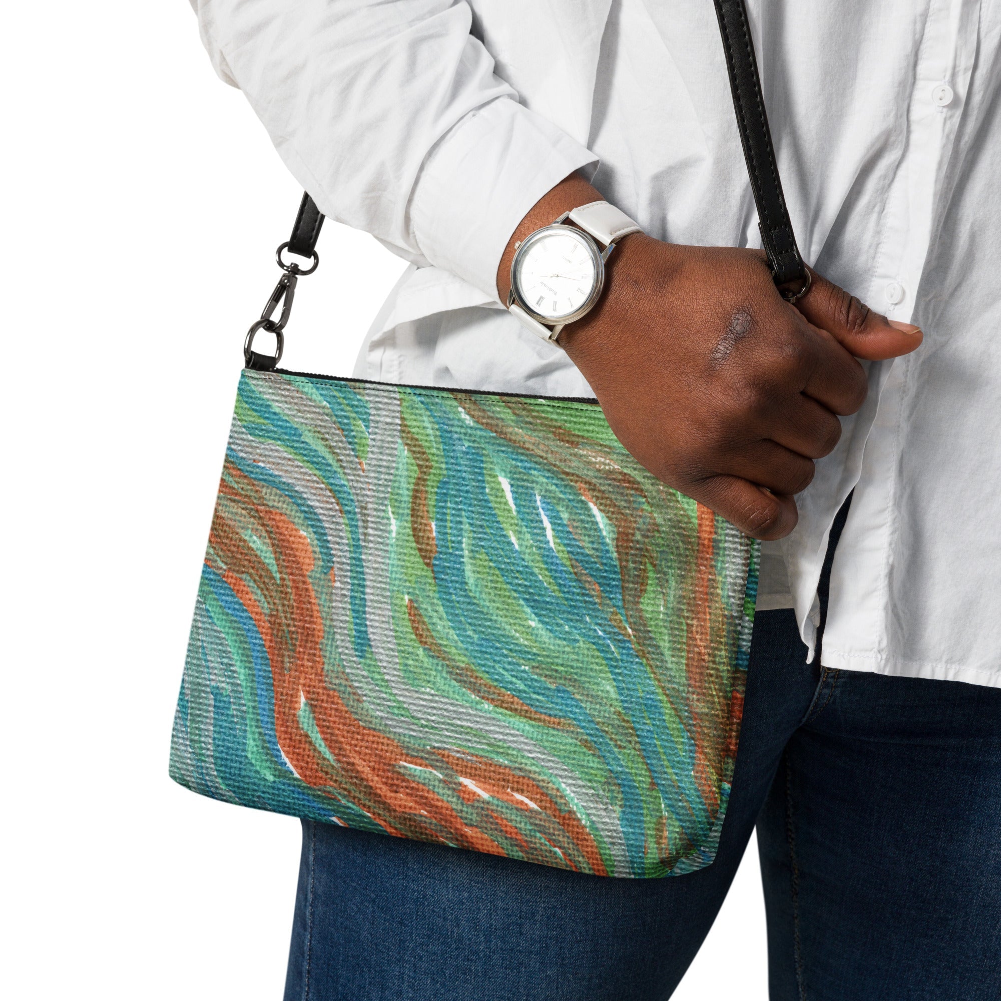 Solar Winds Caden Caraco Crossbody Bag Shoulder Purse Clutch Wristlet