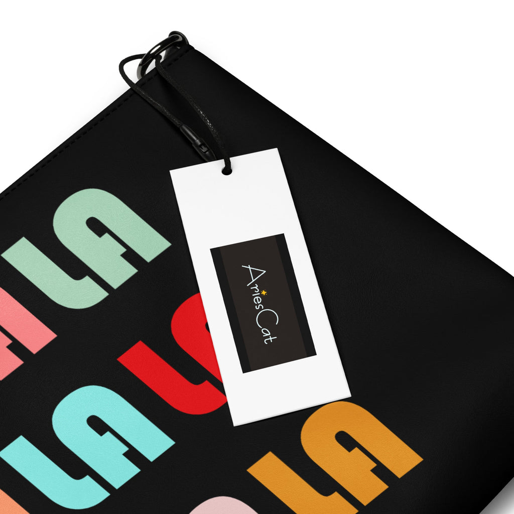 Fa La La La Christmas Retro Style Crossbody Bag Purse