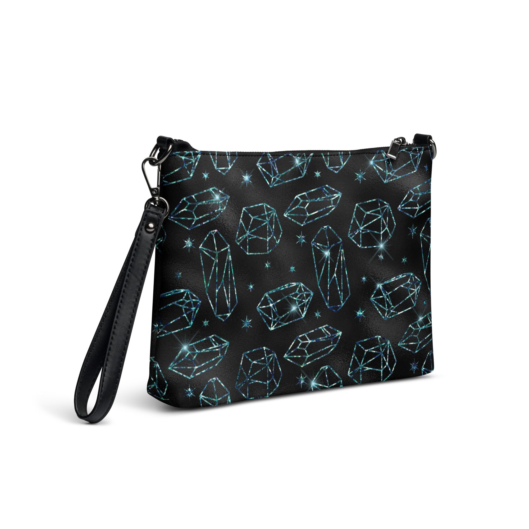 Galaxy Crystals Celestial Crossbody Bag Purse