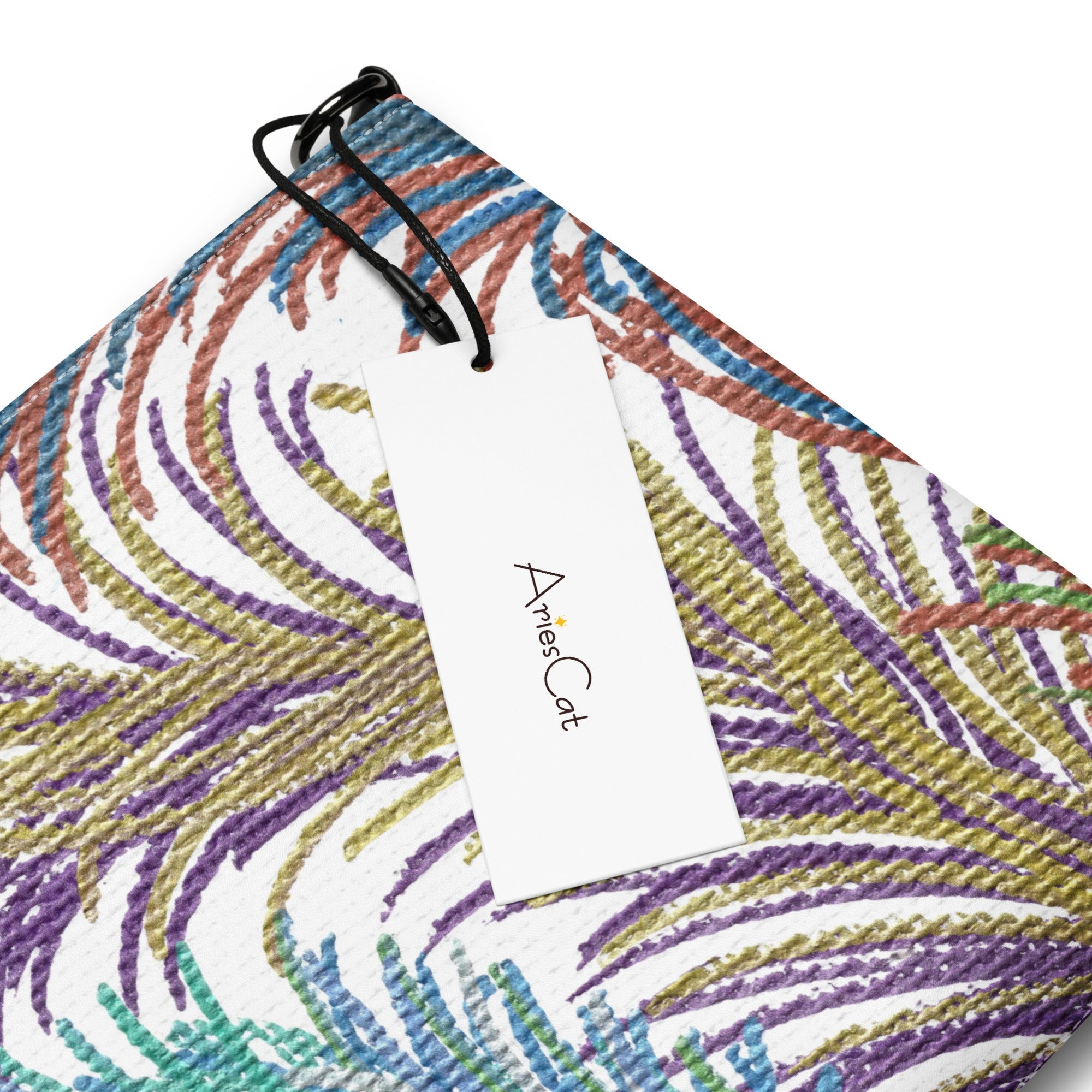 Space Feathers Caden Caraco Crossbody Bag Shoulder Purse Wristlet Clutch