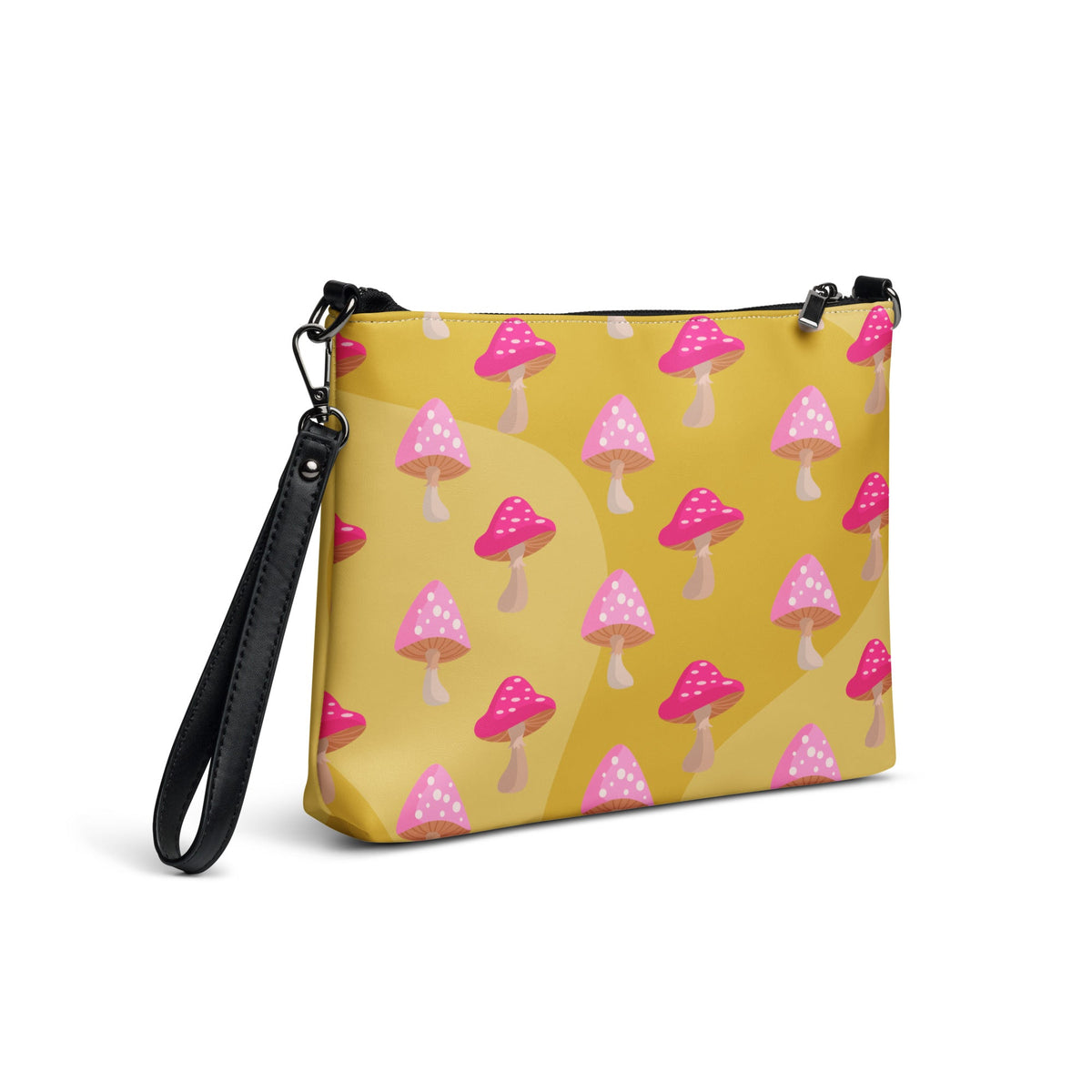 Alice In Wonderland Caterpillar Mushroom Crossbody Bag Shoulder Purse Wristlet Clutch