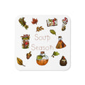 Soup Season Fall Autumn Cork-back Coaster