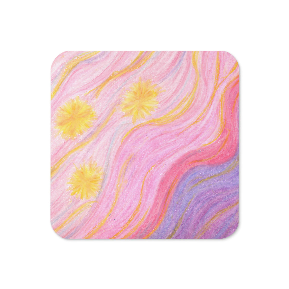 Sunrise Cork-back coaster