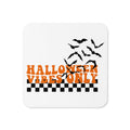 Halloween Vibes Only Bats Halloween Print Cork-back Coaster