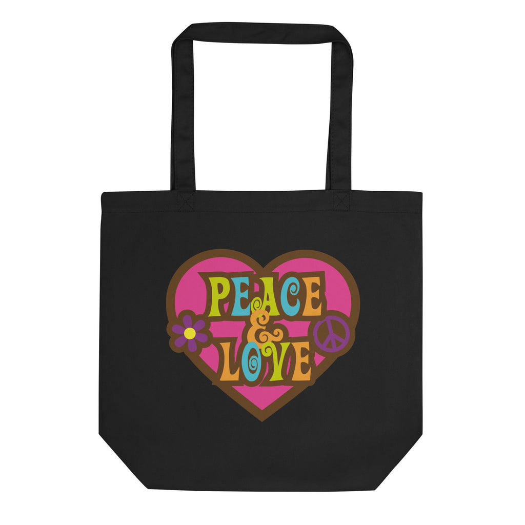 Peace & Love Eco Cotton Tote Bag