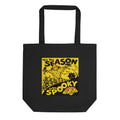 Tis The Season To Be Spooky Scarecrow Retro Halloween Print Eco Tote Bag