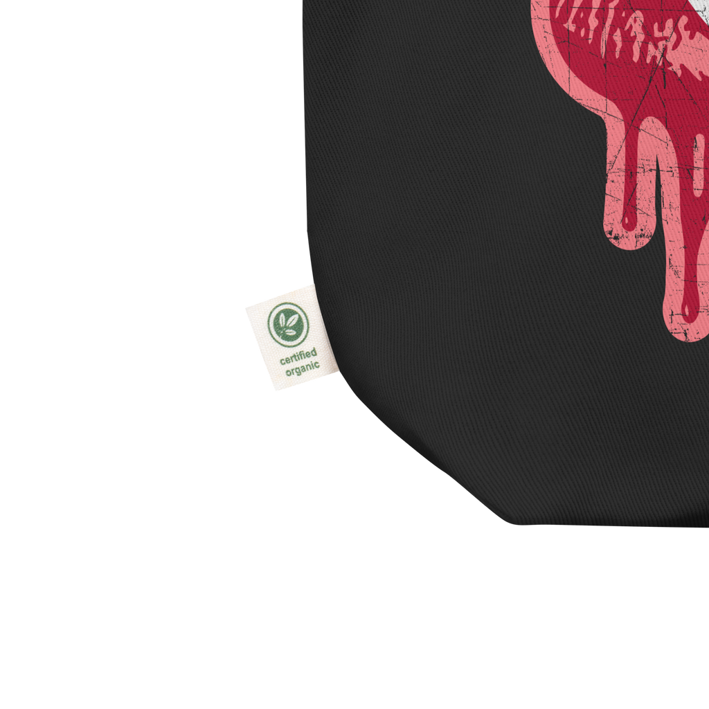 Vampire Fangs Halloween Eco Cotton Tote Bag
