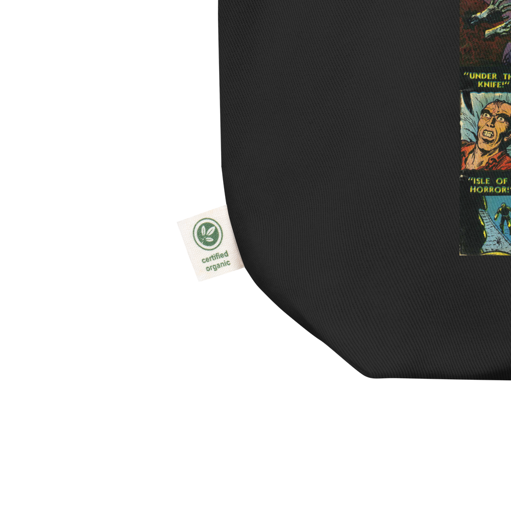 Adventures Into Terror Horror Retro Comic Halloween Eco Cotton Tote Bag