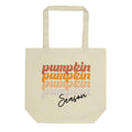 Pumpkin Season Fall Autumn Eco Cotton Tote Bag