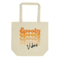 Spooky Vibes Halloween Eco Cotton Tote Bag