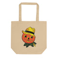 Halloween Scarecrow Retro Halloween Print Eco Cotton Tote Bag