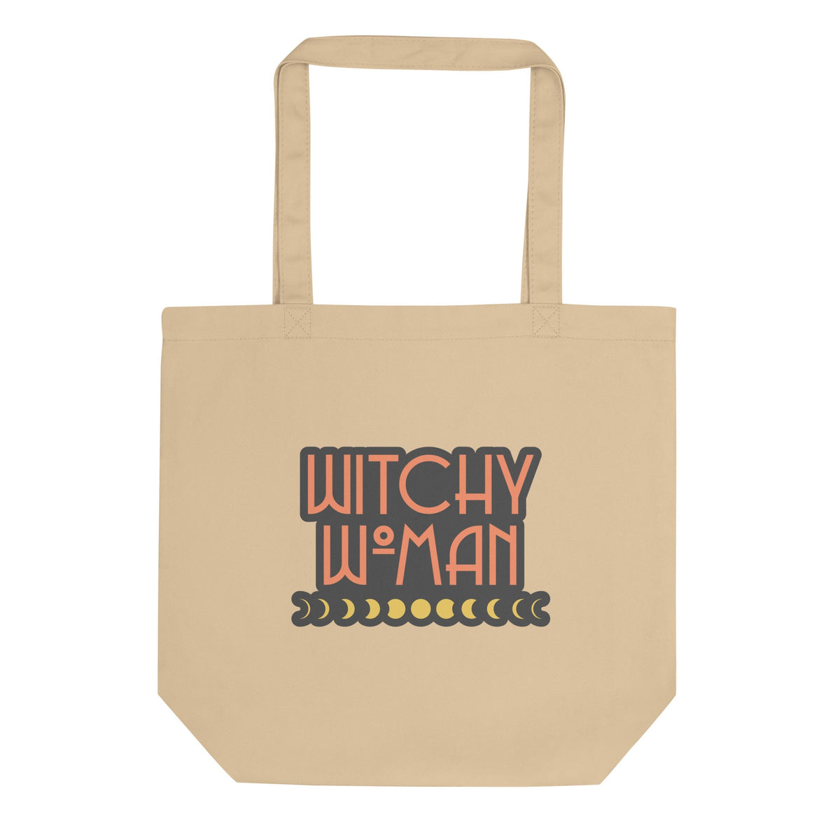 Witchy Woman Moons Celestial Eco Cotton Tote Bag