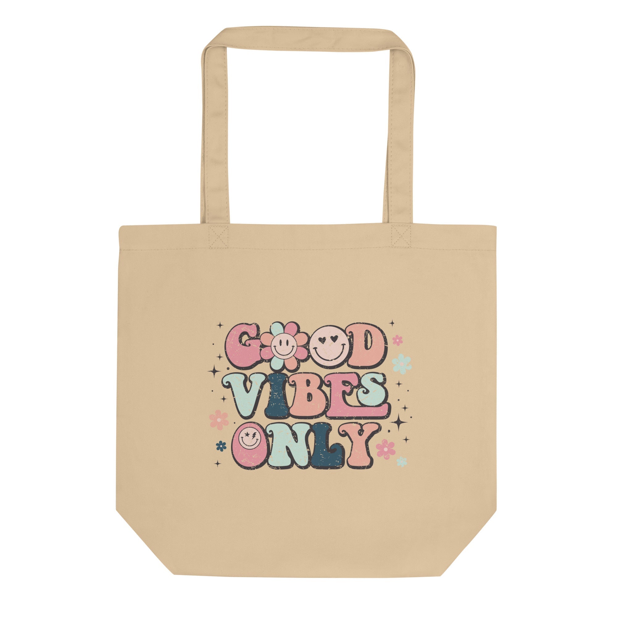 Good Vibes Only Eco Cotton Tote Bag