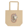 Halloween Ghost Witch Boho Rainbow Halloween Eco Cotton Tote Bag