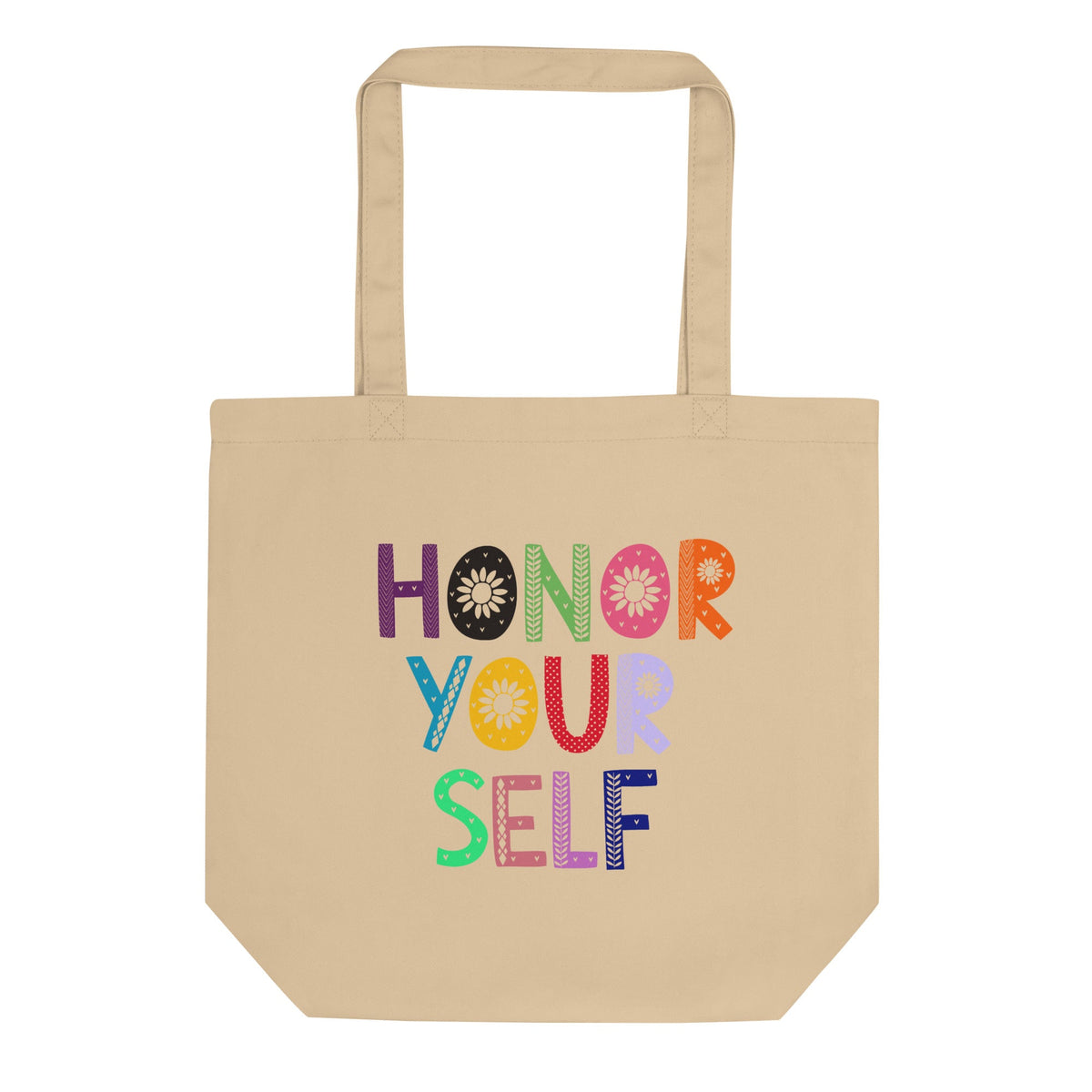 Honor Your Self Eco Cotton Tote Bag