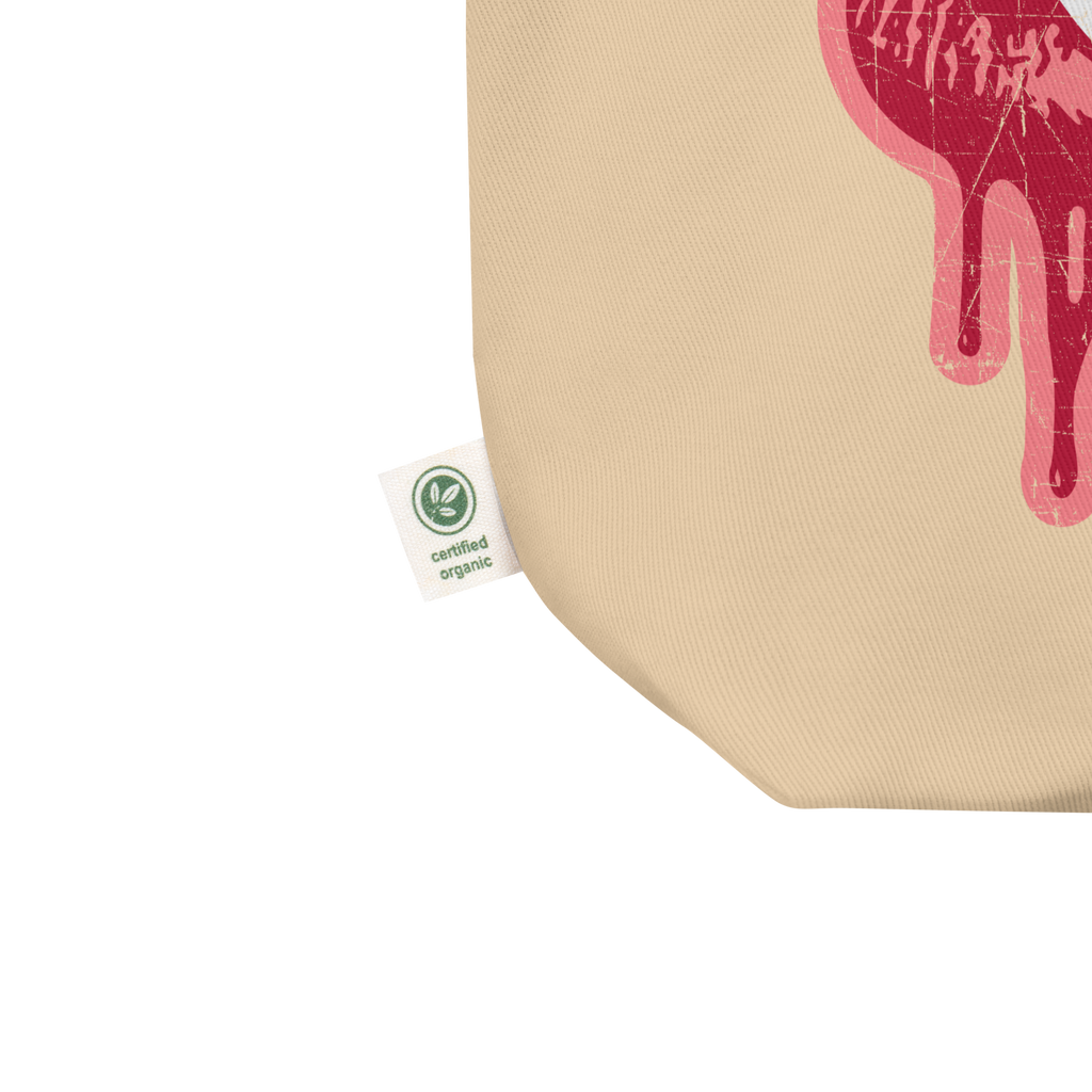 Vampire Fangs Halloween Eco Cotton Tote Bag