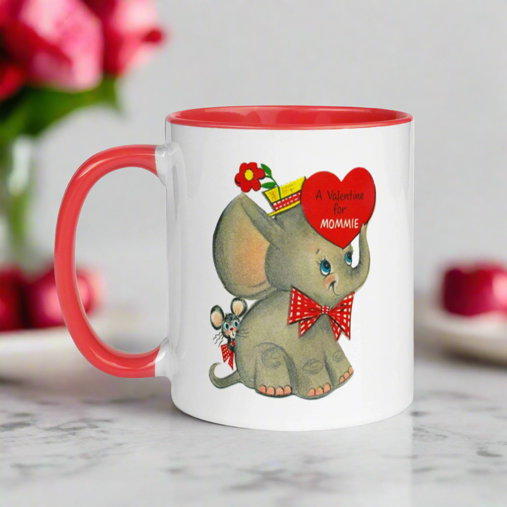 Valentine For Mommy Retro Valentine's Day Mug