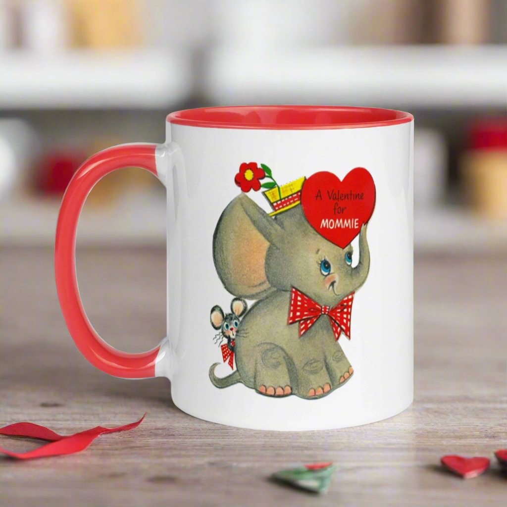 Valentine For Mommy Retro Valentine's Day Mug