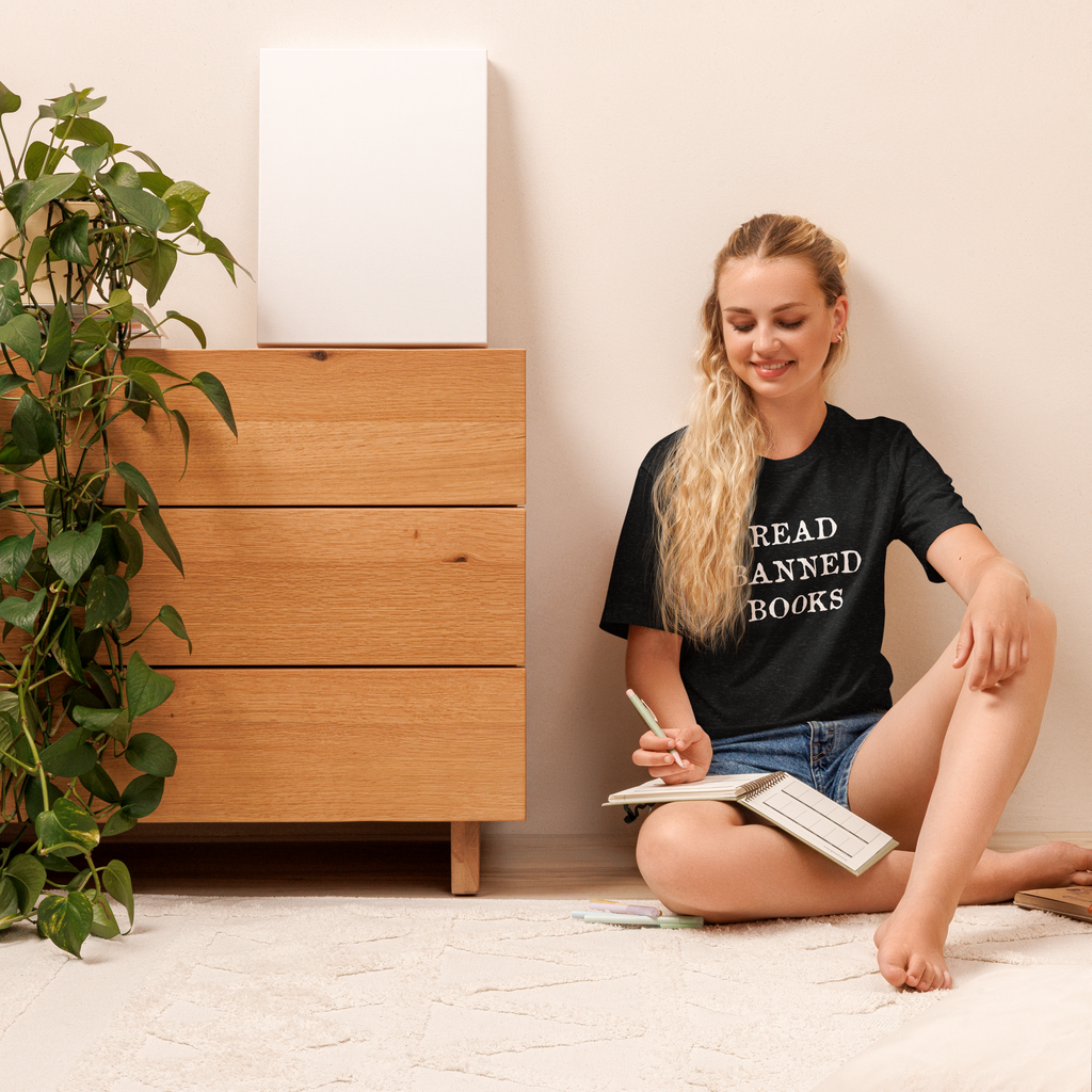 Read Banned Books Black Bella Canvas Unisex T-shirt