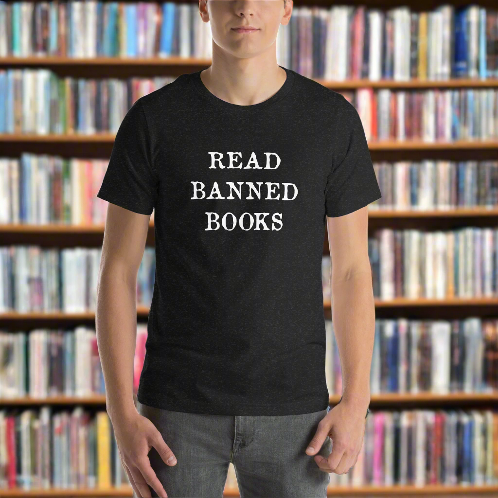 Read Banned Books Black Bella Canvas Unisex T-shirt