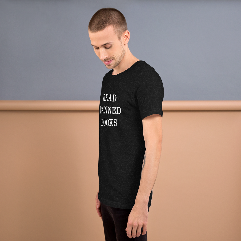 Read Banned Books Black Bella Canvas Unisex T-shirt