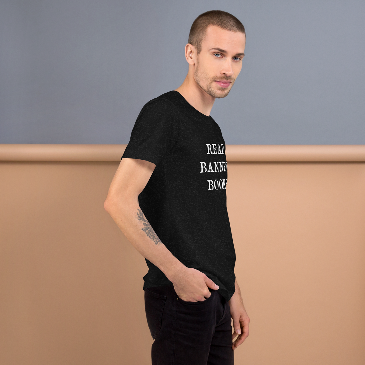 Read Banned Books Black Bella Canvas Unisex T-shirt