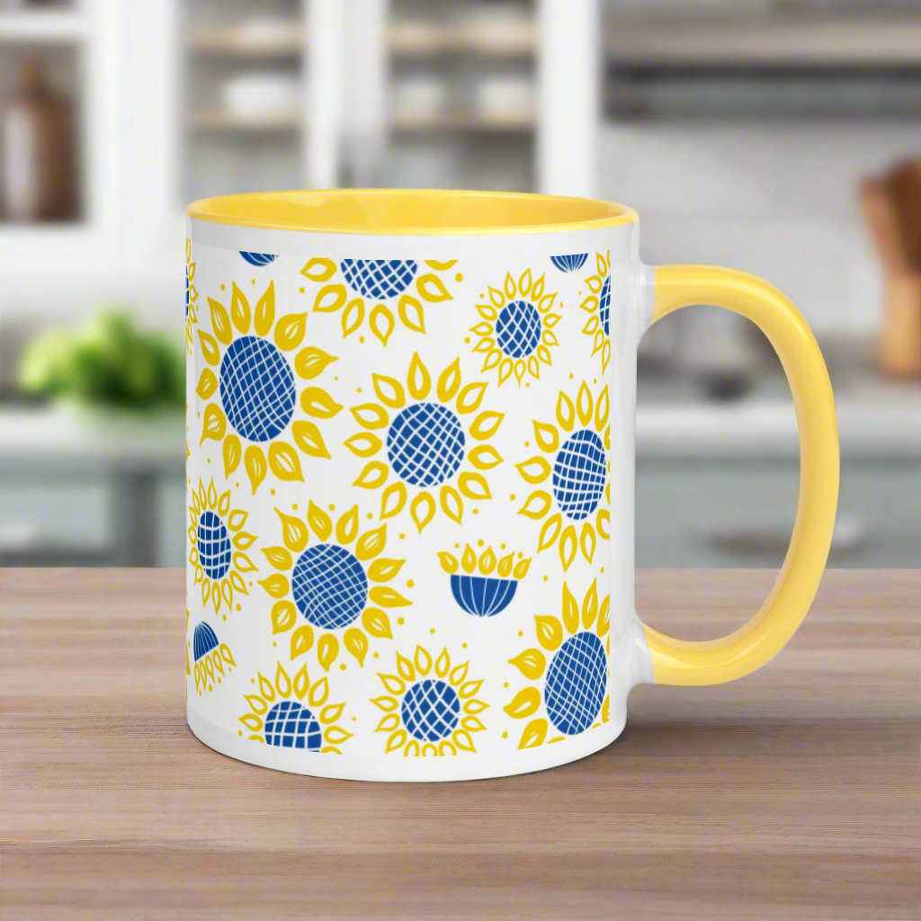 Ukrainian Sunflowers Spring Mug