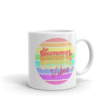 Rainbow Summer Vibes Glossy Mug