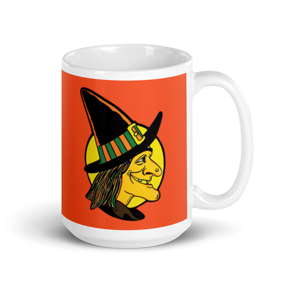 Vintage Style Witch Mug - Retro Style
