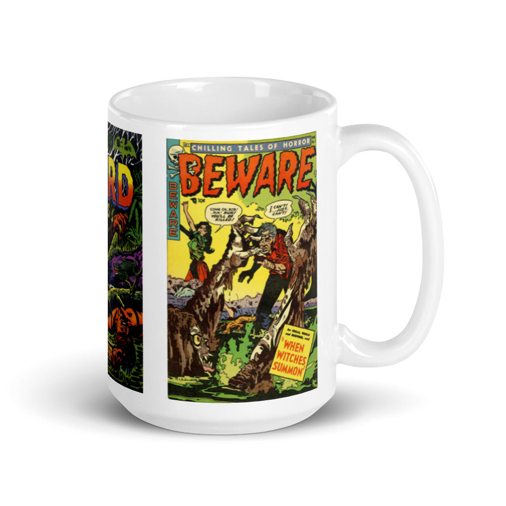 Weird Tales Mug, Vintage Comic Book Mug