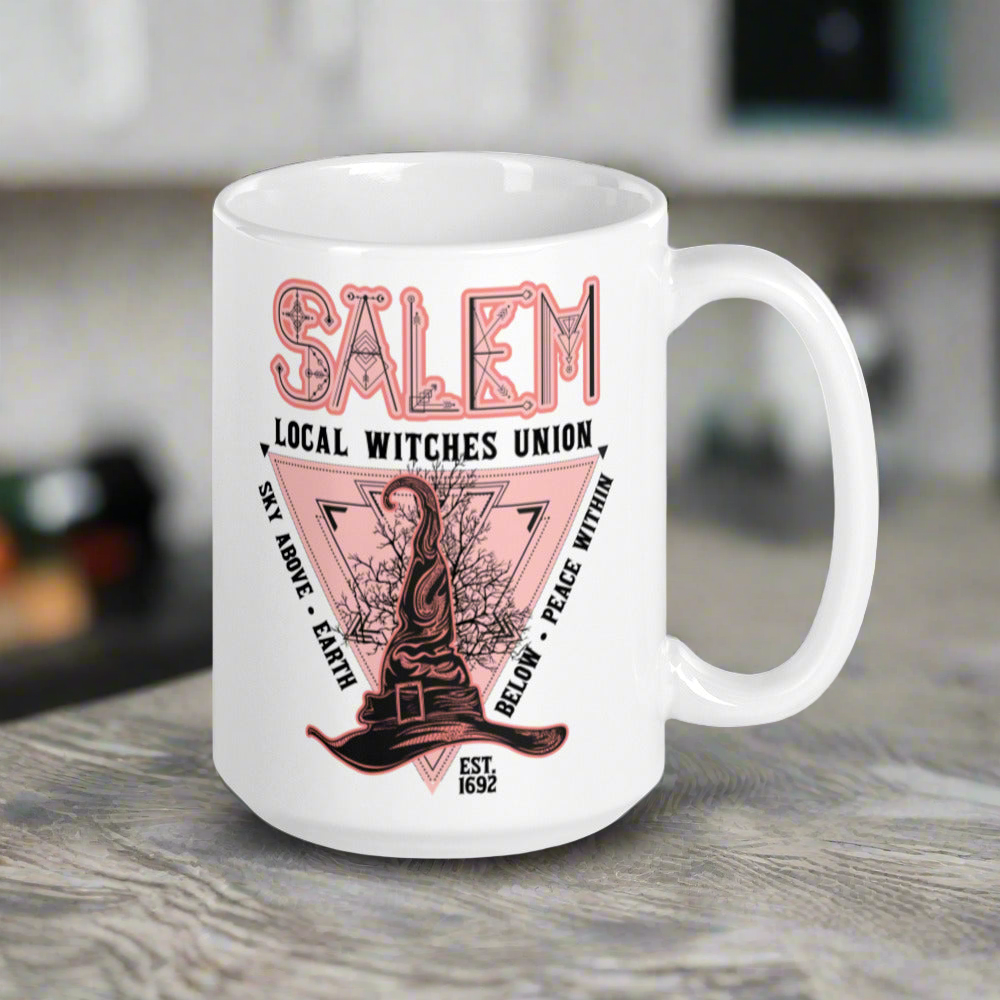 Salem Local Witches Union Halloween Glossy Coffee Mug