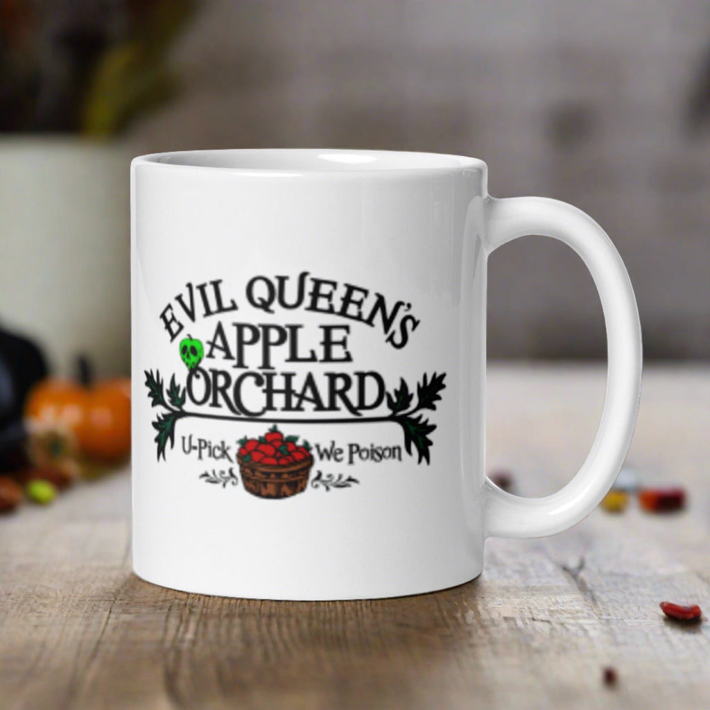 Evil Queen's Apple Orchard Your Pick We Poison Snow White Halloween Coffee Mug