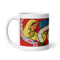 Pot Of Gold Fortune Telling Game White glossy Mug
